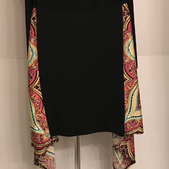 Cold Shoulder Black Tunic Plus Size - Picture 6 of 7